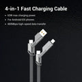 4-in-1 Nylon Braided Fast Charging